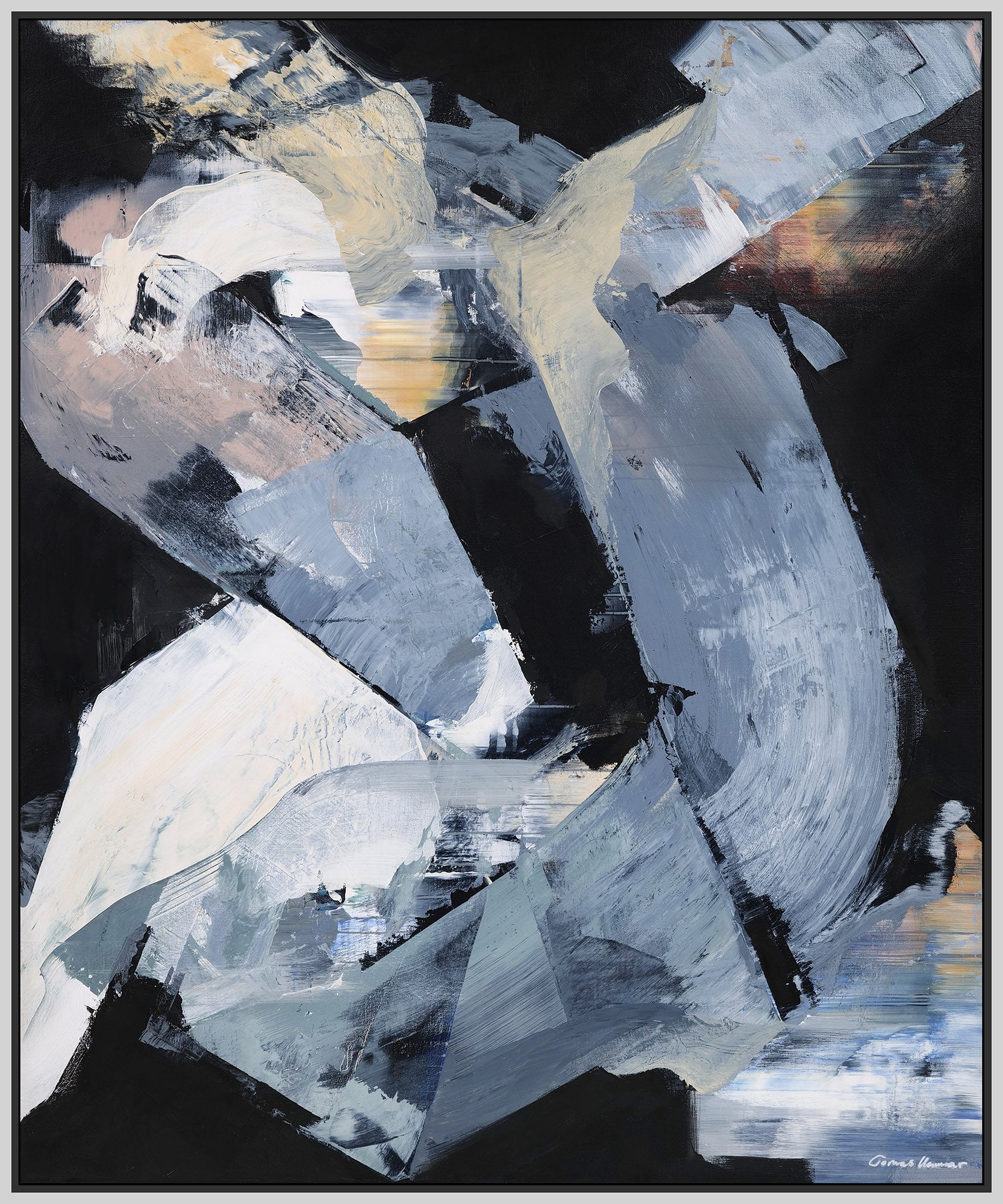 Tomas Hammar - Abstrakt konst som fångar rörelse och energi genom kreativa former.
