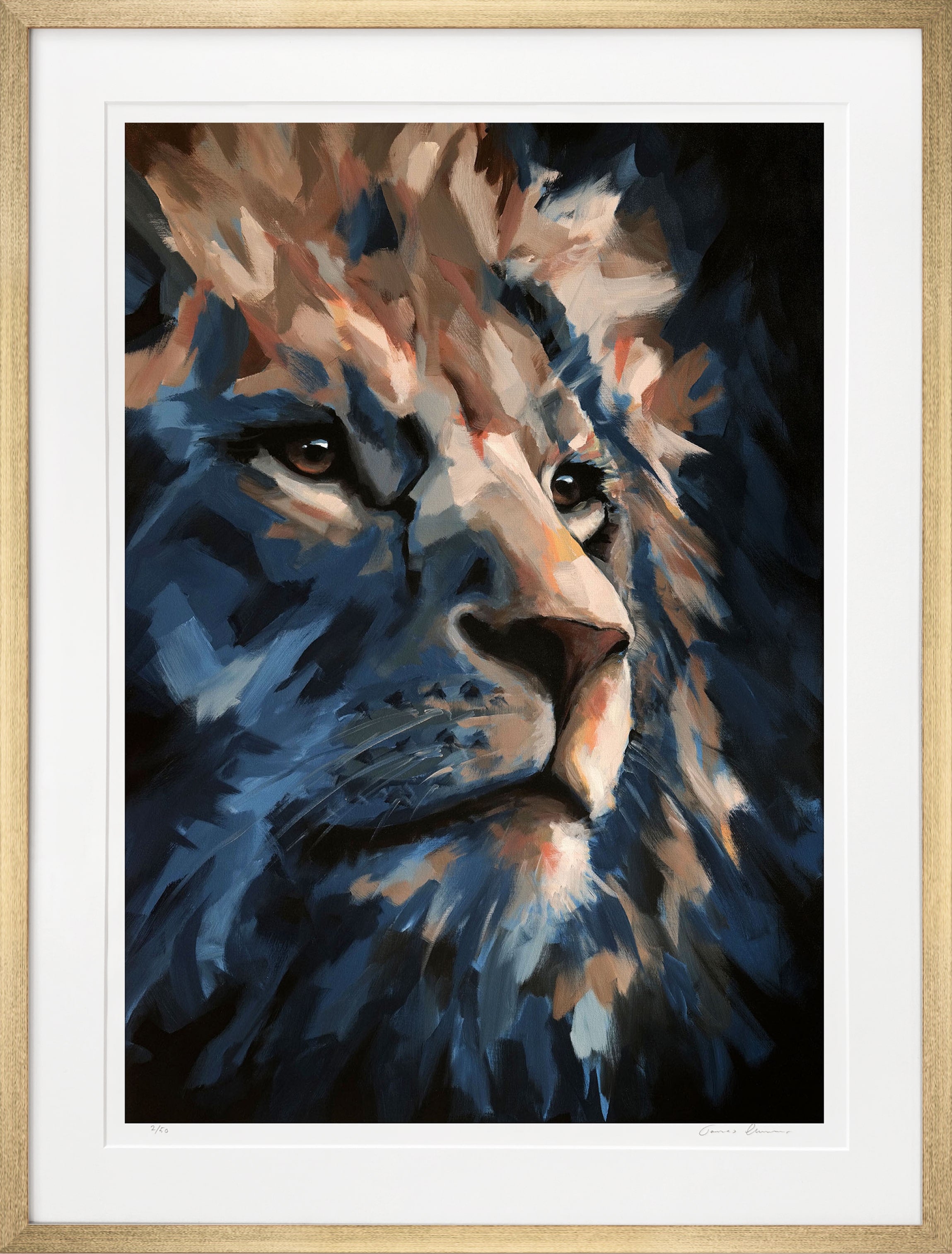 Lion No.2107 - Fine Art Print