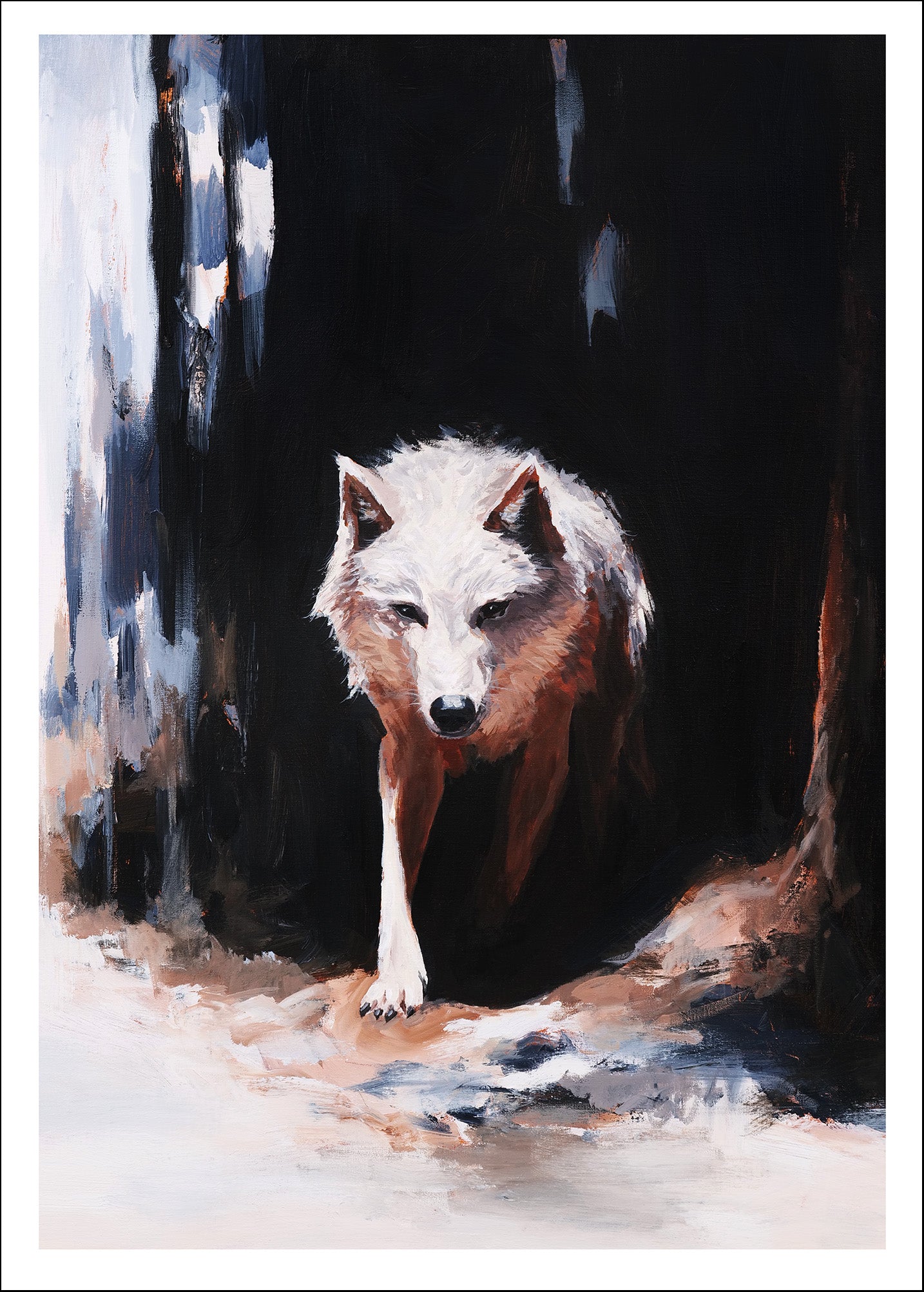 White Wolf Fine Art Print